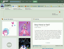 Tablet Screenshot of lil-angela.deviantart.com