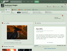 Tablet Screenshot of mushroom-dragon.deviantart.com