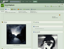 Tablet Screenshot of greenneptune.deviantart.com
