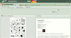 Desktop Screenshot of herxstolenxheart.deviantart.com