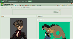 Desktop Screenshot of magdalena-3000.deviantart.com