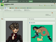 Tablet Screenshot of magdalena-3000.deviantart.com