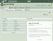 Tablet Screenshot of kari-the-wild-dog.deviantart.com