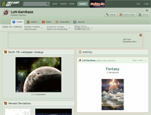 Tablet Screenshot of lon-kamikaze.deviantart.com