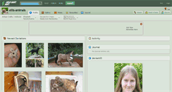 Desktop Screenshot of ellis-animals.deviantart.com