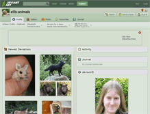 Tablet Screenshot of ellis-animals.deviantart.com