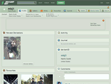 Tablet Screenshot of mlsj1.deviantart.com