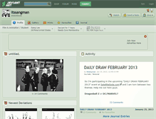 Tablet Screenshot of itssangman.deviantart.com