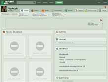 Tablet Screenshot of hudecek.deviantart.com