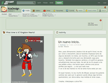 Tablet Screenshot of itzadesign.deviantart.com