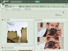 Tablet Screenshot of hcc.deviantart.com