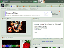 Tablet Screenshot of aero1.deviantart.com