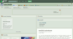 Desktop Screenshot of luna--estrella.deviantart.com