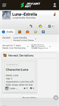 Mobile Screenshot of luna--estrella.deviantart.com