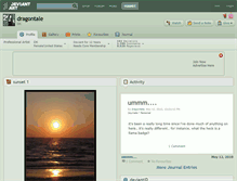Tablet Screenshot of dragontale.deviantart.com