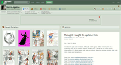 Desktop Screenshot of necro-agalma.deviantart.com