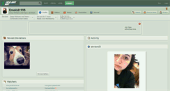 Desktop Screenshot of emokid1995.deviantart.com