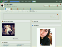 Tablet Screenshot of emokid1995.deviantart.com