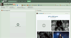 Desktop Screenshot of clownbluebeard.deviantart.com