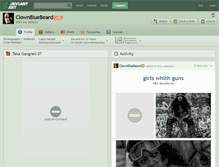 Tablet Screenshot of clownbluebeard.deviantart.com