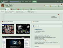 Tablet Screenshot of drago-dracini.deviantart.com