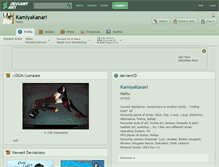 Tablet Screenshot of kamiyakanari.deviantart.com