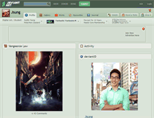 Tablet Screenshot of jsung.deviantart.com
