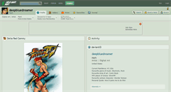 Desktop Screenshot of deepbluedreamer.deviantart.com