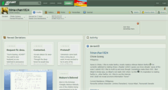 Desktop Screenshot of hima-chan1824.deviantart.com