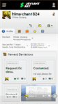Mobile Screenshot of hima-chan1824.deviantart.com