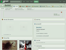 Tablet Screenshot of jbuchert.deviantart.com