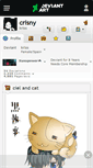 Mobile Screenshot of crisny.deviantart.com