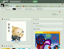 Tablet Screenshot of crisny.deviantart.com