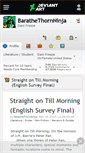 Mobile Screenshot of barathethornninja.deviantart.com