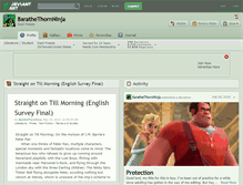 Tablet Screenshot of barathethornninja.deviantart.com
