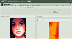 Desktop Screenshot of hollowfyre.deviantart.com