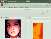 Tablet Screenshot of hollowfyre.deviantart.com
