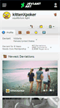 Mobile Screenshot of kittenxpoker.deviantart.com