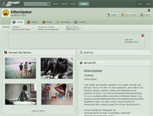 Tablet Screenshot of kittenxpoker.deviantart.com
