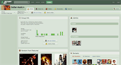 Desktop Screenshot of guitar-music.deviantart.com