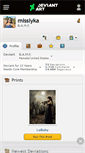 Mobile Screenshot of misslyka.deviantart.com