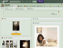 Tablet Screenshot of misslyka.deviantart.com