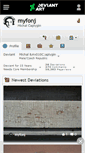 Mobile Screenshot of myfonj.deviantart.com