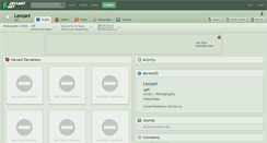 Desktop Screenshot of lenzart.deviantart.com