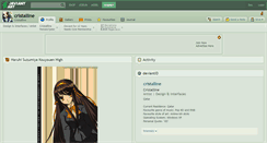 Desktop Screenshot of cristalline.deviantart.com
