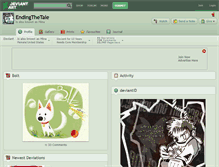 Tablet Screenshot of endingthetale.deviantart.com