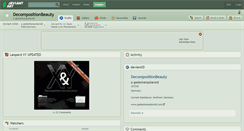 Desktop Screenshot of decompositionbeauty.deviantart.com