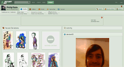 Desktop Screenshot of philliptobin.deviantart.com