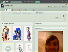 Tablet Screenshot of philliptobin.deviantart.com