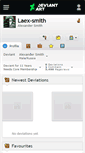 Mobile Screenshot of laex-smith.deviantart.com